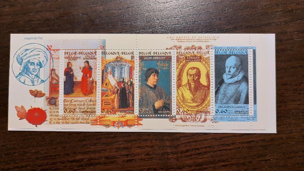België: Muziek - polyfonisten - B59, Orginele gom, Ophalen of Verzenden, Zonder stempel, Postfris