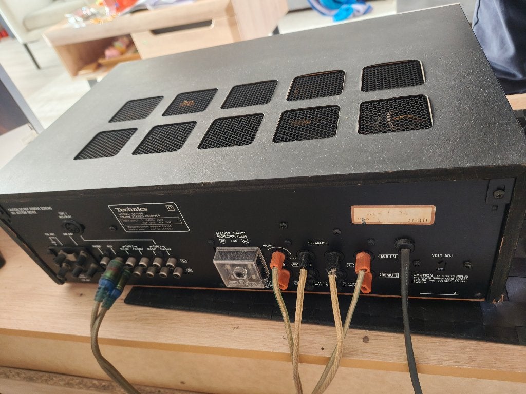 Technics SA-600 Vintage Stereo Receiver / Amplituner Hi-Fi, Overige merken, Gebruikt, Ophalen of Verzenden, 60 tot 120 watt