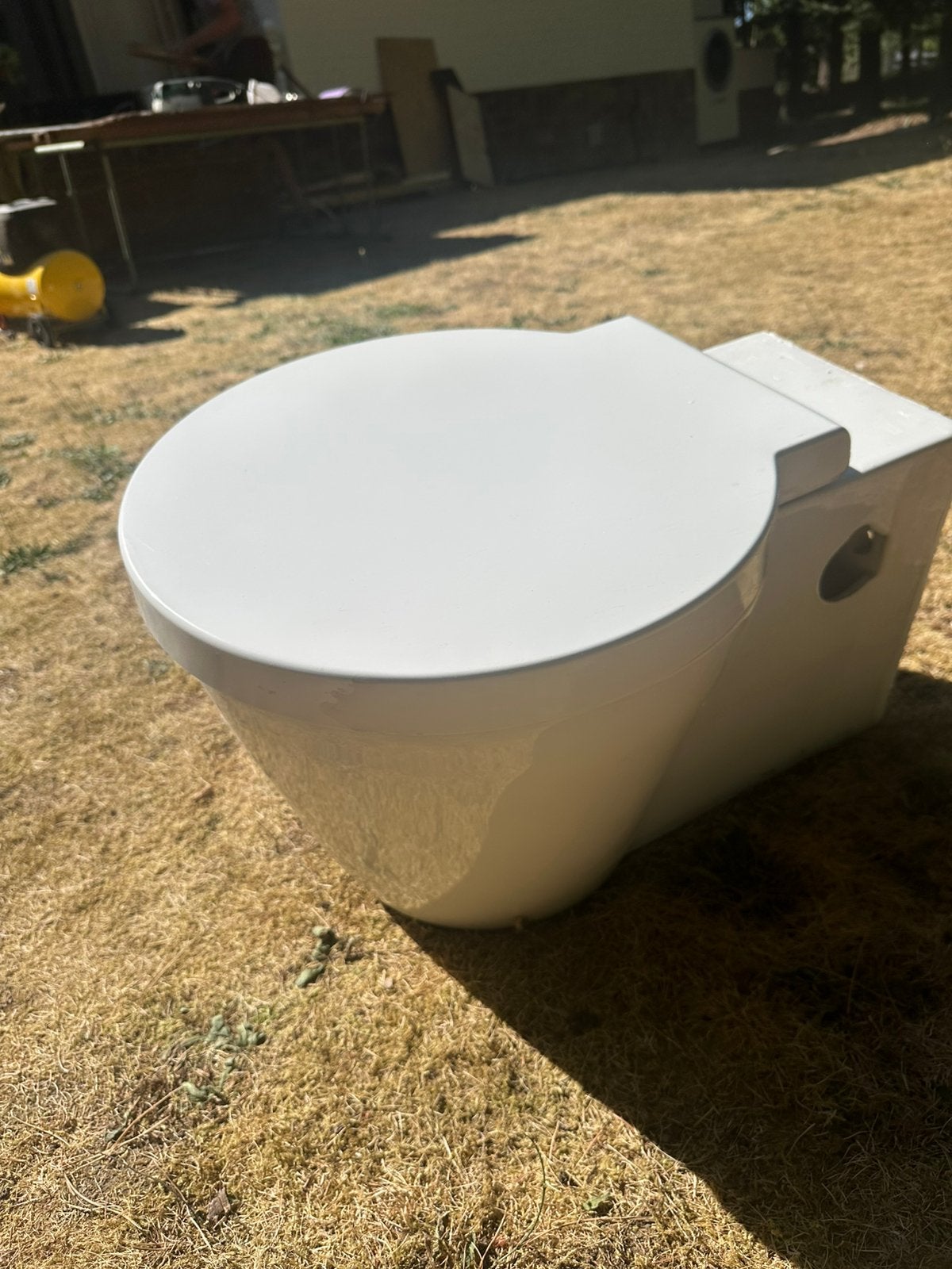Duravit Philippe Starck design hangtoilet + zitting, Doe-het-zelf en Bouw, Ophalen, Zo goed als nieuw, Toilet