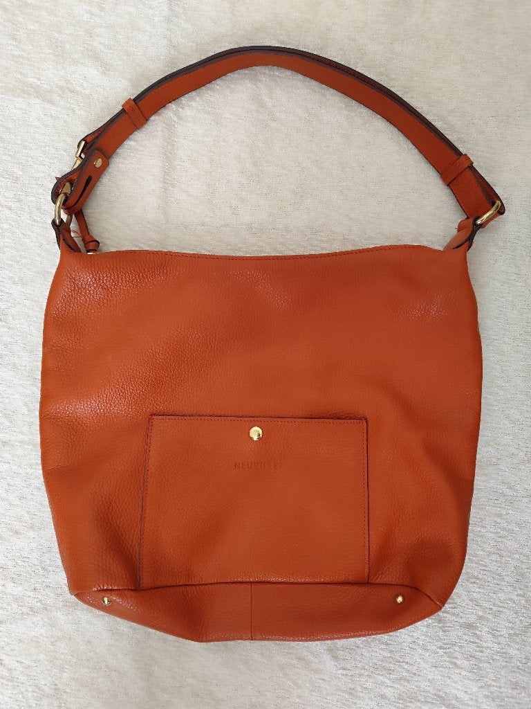 Sac en cuir  Neuville, Bijoux, Sacs & Beauté, Sacs | Sacs Femme, Enlèvement, Neuf, Orange, Sac à main