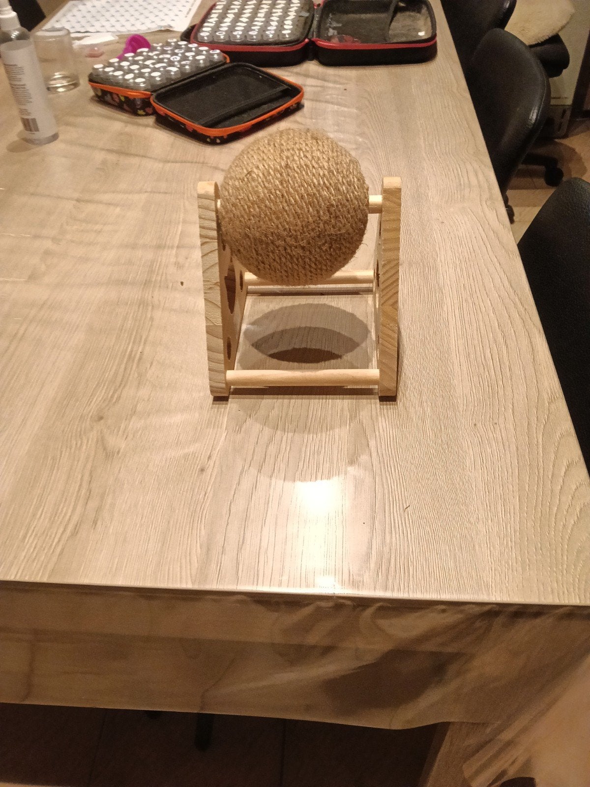 Mini krabpaal, Ophalen