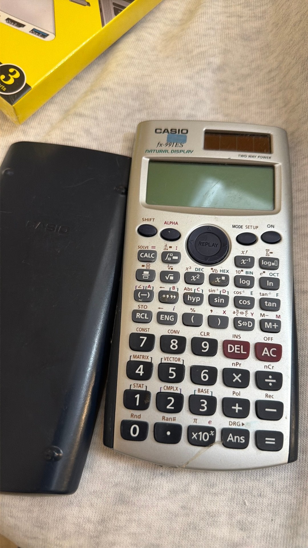 Casio fx-991ES wetenschappelijke rekenmachine, Ophalen of Verzenden, Gebruikt