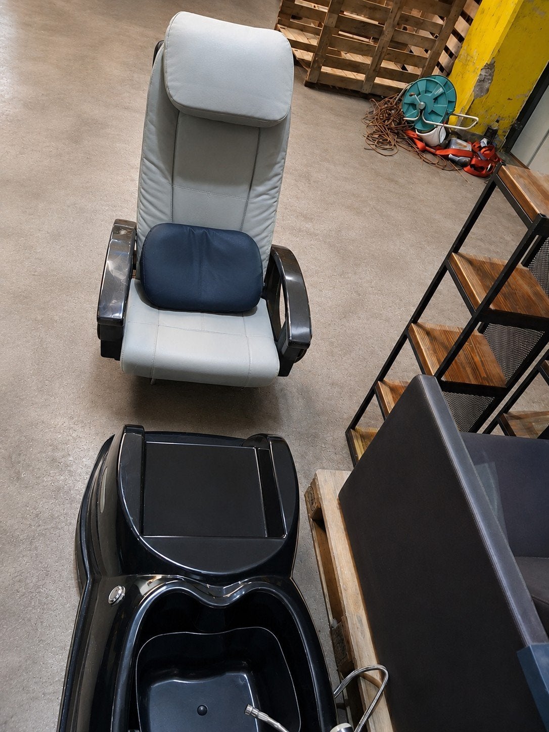 Fauteuil de Pédicure Professionnel avec Repose-pieds + Bac, Enlèvement ou Envoi