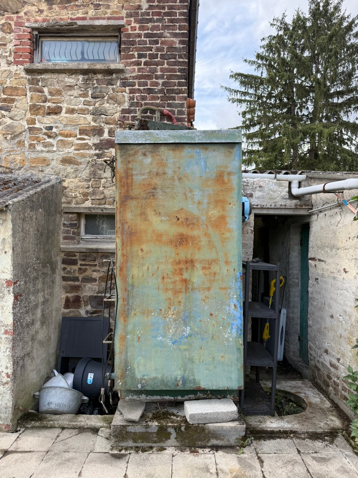Grande citerne de 2000litres mazout chauffage, Enlèvement, Utilisé, Autres types