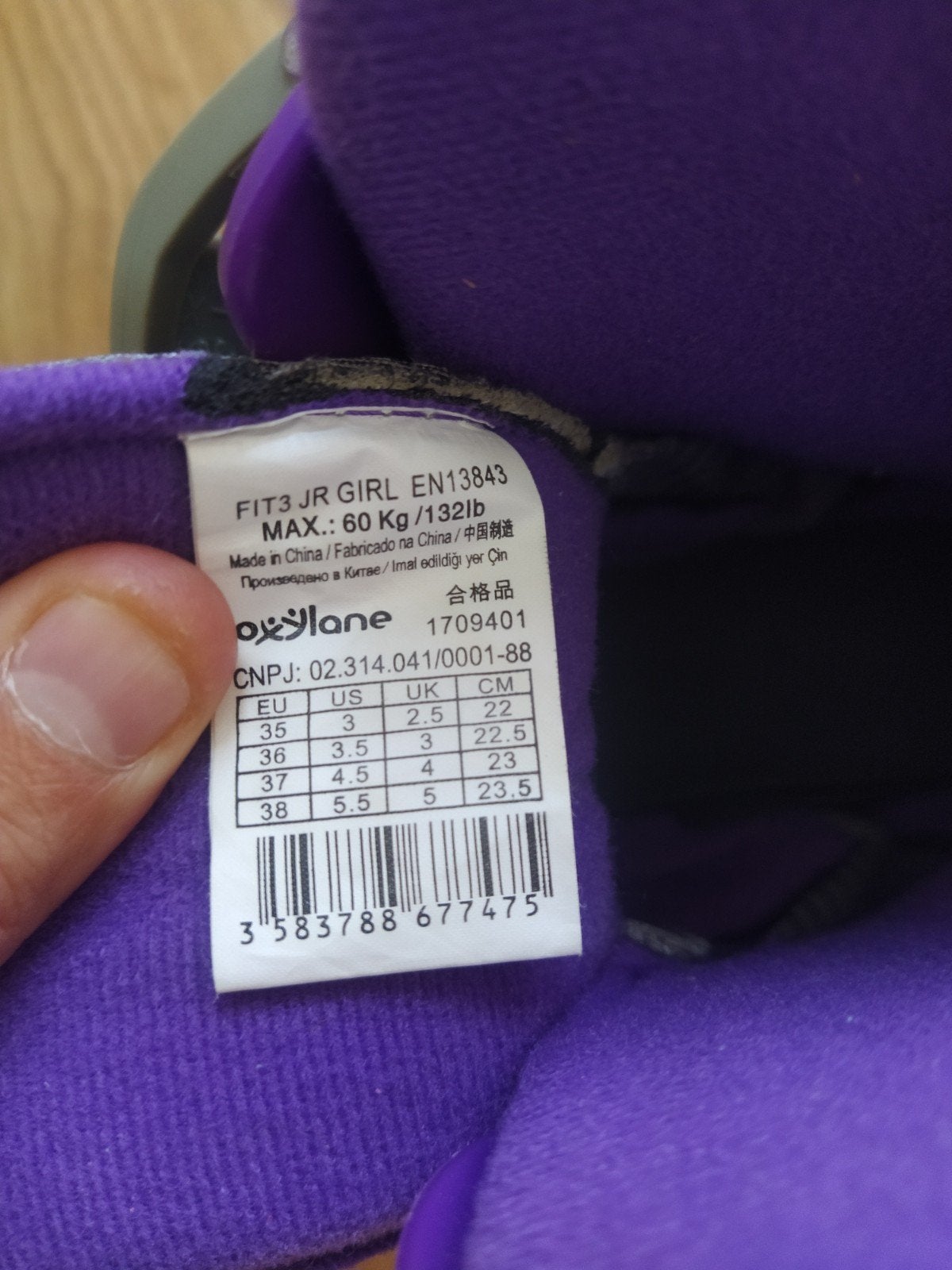 Roller Oxelo taille 35 a 38 femme, Sports & Fitness, Enlèvement