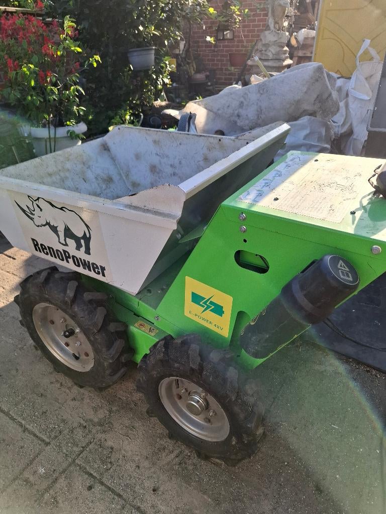 Mini dumper, Ophalen, Zo goed als nieuw, Elektrisch