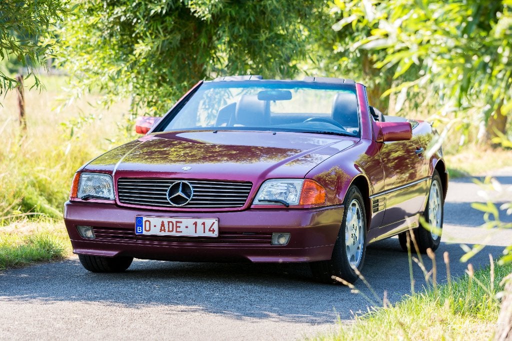 Mercedes r129 300SL, Auto's, Mercedes-Benz, Achterwielaandrijving, Zwart, Overige kleuren, Cabriolet