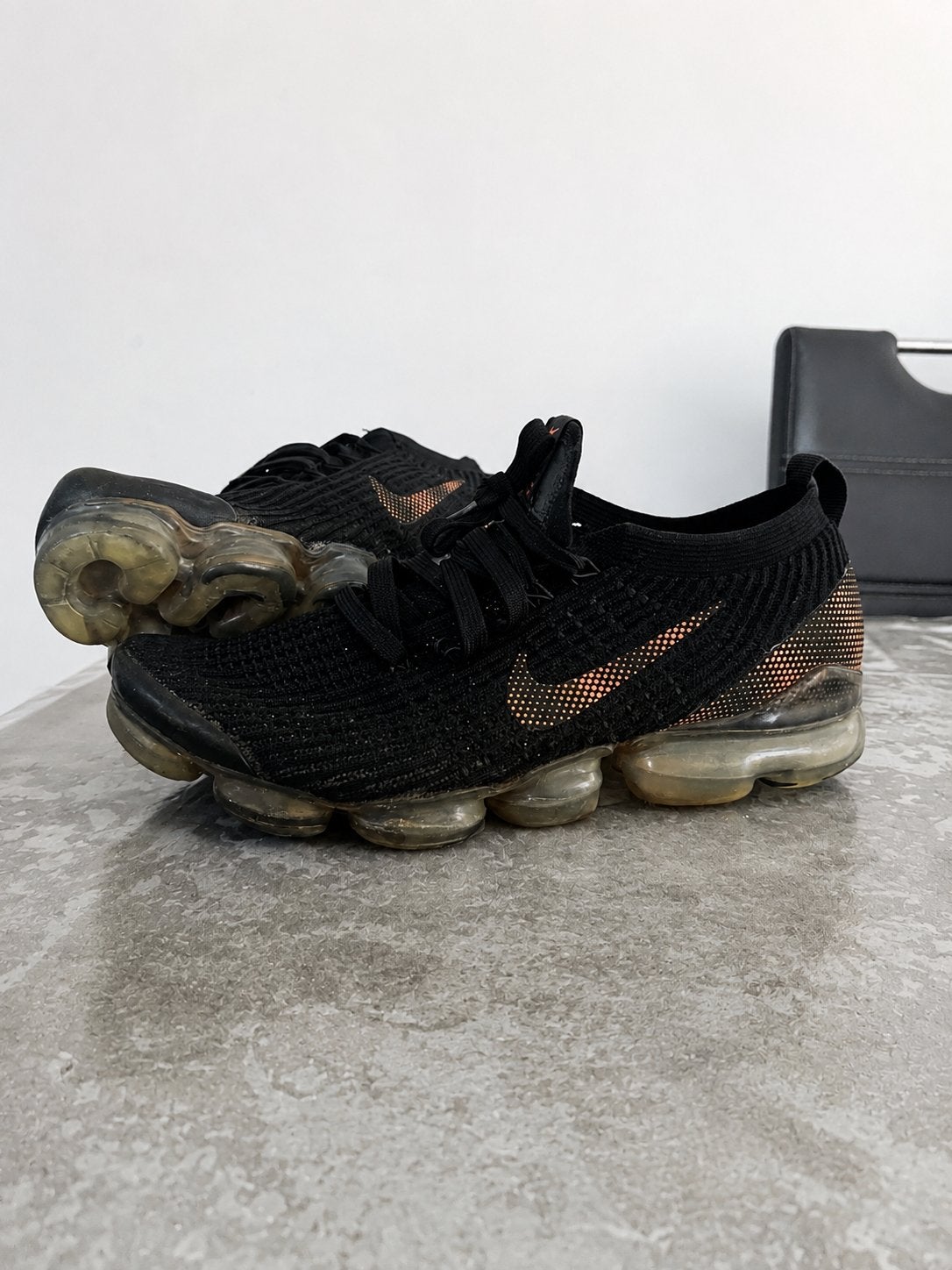 Nike Air VaporMax Flyknit 3 Black/Orange - Maat 42, Kleding | Heren, Schoenen, Zwart, Ophalen of Verzenden, Sneakers, Gedragen