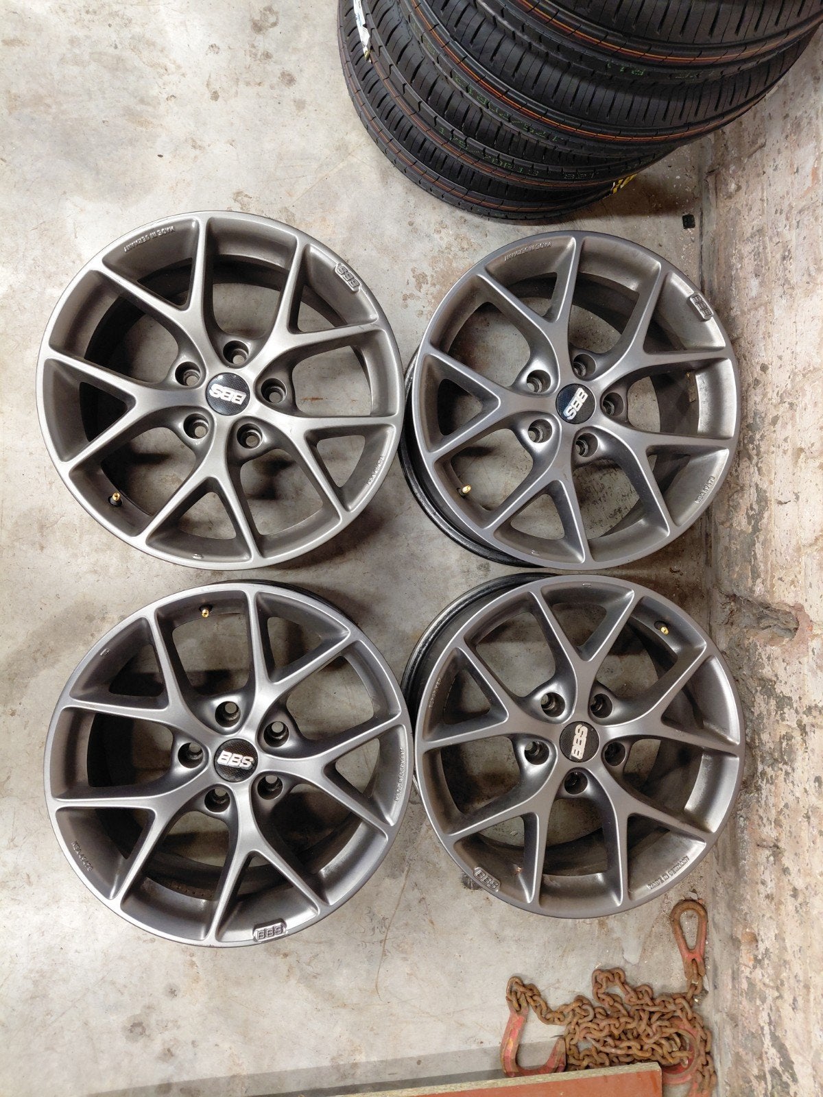 BBS velgen 17", Auto-onderdelen, Ophalen, 17 inch, Velg(en)