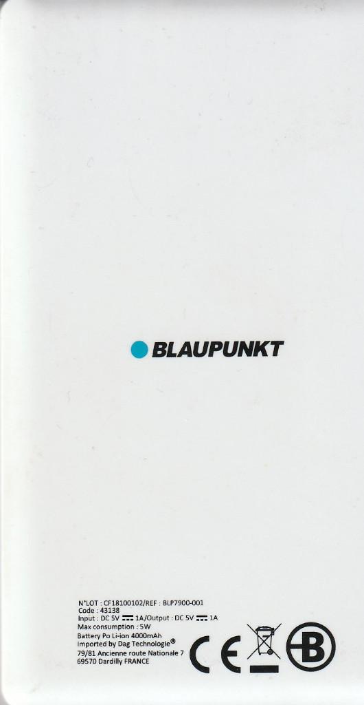 Banque d'alimentation BLAUPUNKT BLP7900-001, Télécoms, Batteries externes, Utilisé, Enlèvement ou Envoi
