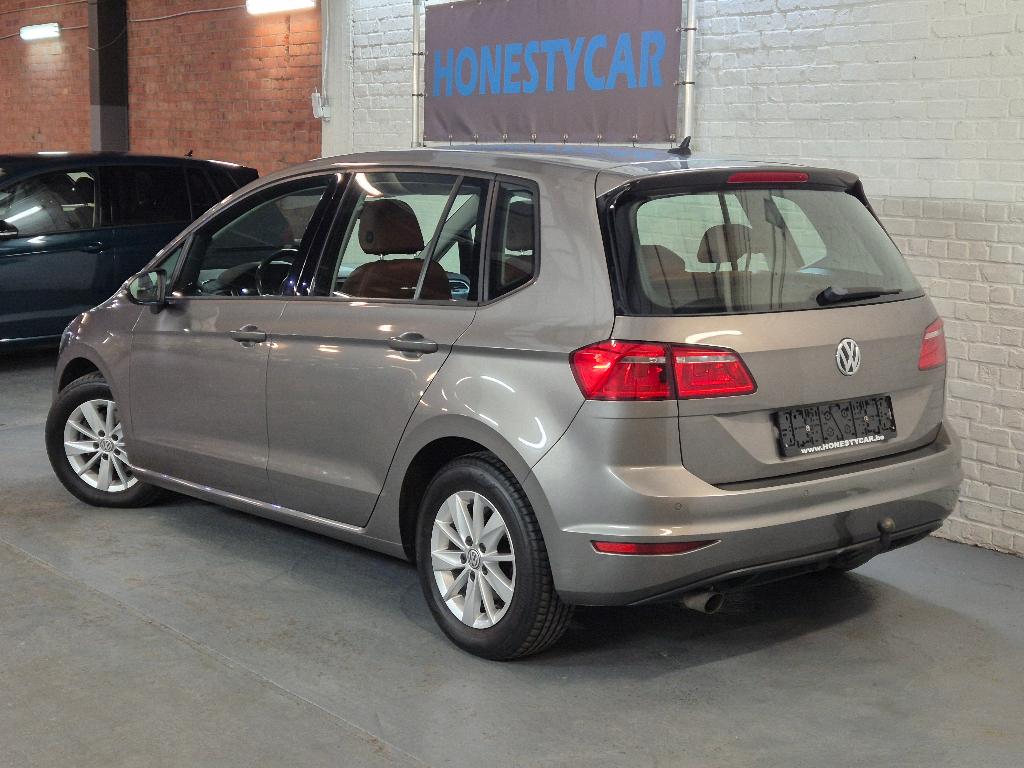VW Golf 7 Sportsvan 1.2TSi DSG Highline- Leder- 1eig.- Top, Auto's, Volkswagen, Automaat, Testrit aan huis, Monovolume, Euro 6
