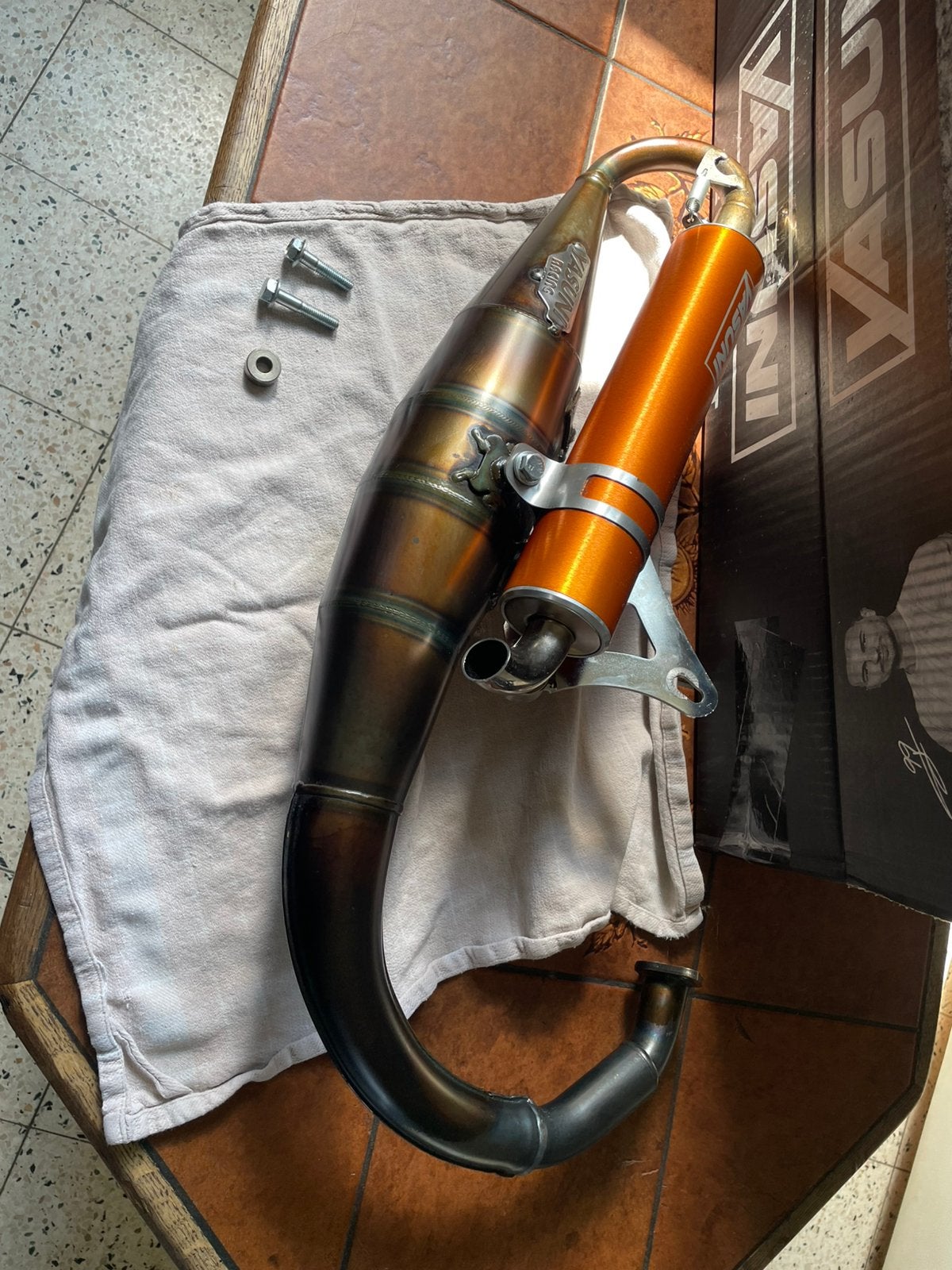 Pot yasuni R booster très peut utilisé, Fietsen en Brommers, Ophalen of Verzenden, Zo goed als nieuw