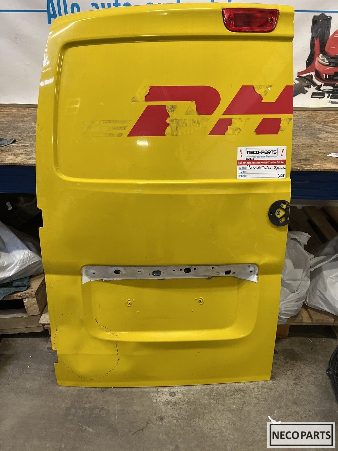 RENAULT TRAFIC OPEL VIVARO ACHTERDEUR DEUR PORTIER PORTIEREN, Auto-onderdelen, Gebruikt, -, Renault, -