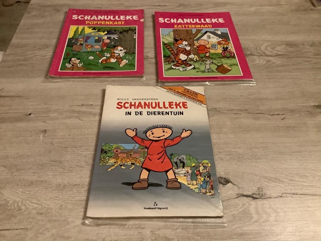 Schanulleke verschillende strips (1987-1993), Gelezen, Willy Vandersteen, Ophalen of Verzenden, Meerdere stripboeken