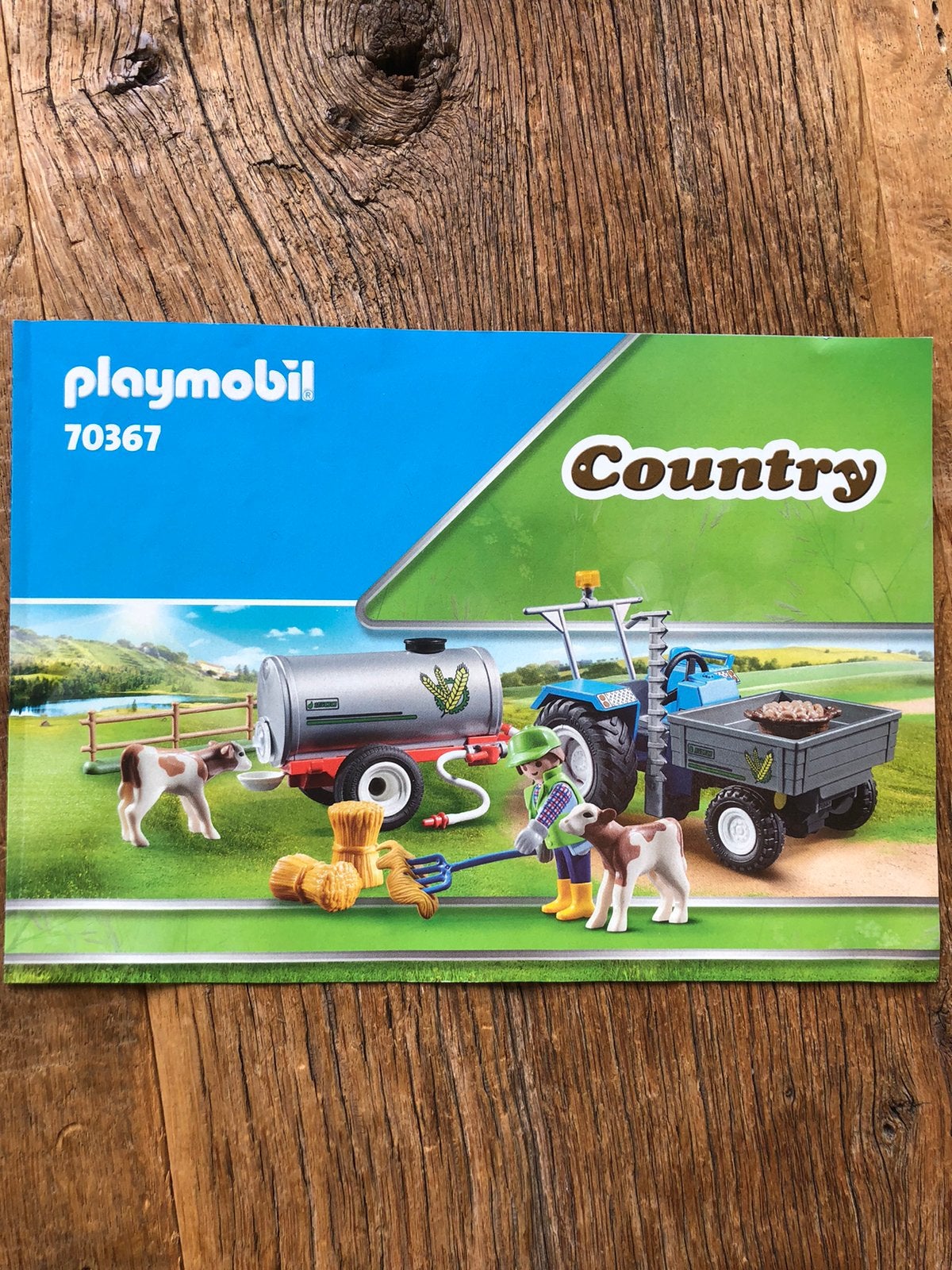 Playmobil 70367 tractor, Kinderen en Baby's, Speelgoed | Playmobil, Ophalen, Gebruikt, Complete set, Voertuig