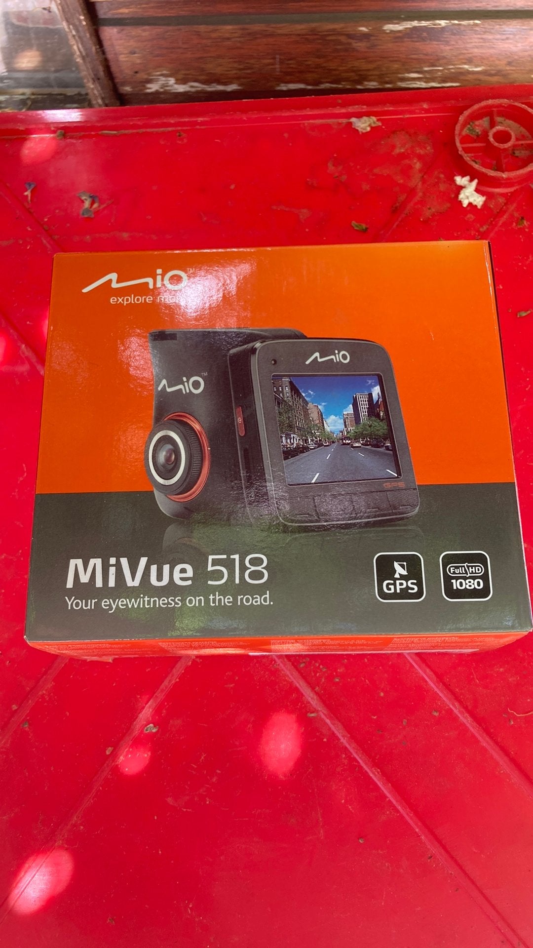 Mio MiVue 518 Dashcam – Nieuw in doos!, Ophalen of Verzenden, Zo goed als nieuw