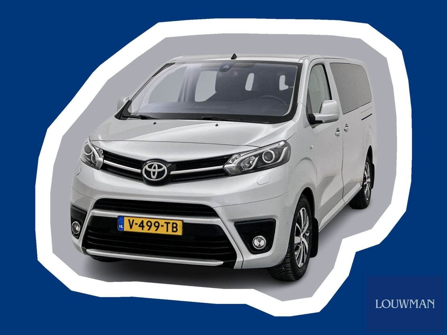 Toyota PROACE Worker 2.0 D-4D Dynamic Long Verso DC 177pk Pa, Auto's, Bestelwagens en Lichte vracht, Bedrijf, ABS, Centrale vergrendeling