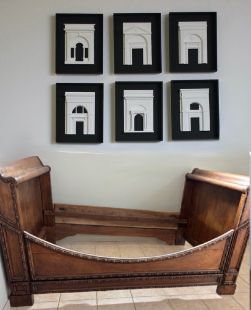 Lit bâteau ancien, chêne massif, restauré, à la française, Antiquités & Art, Enlèvement