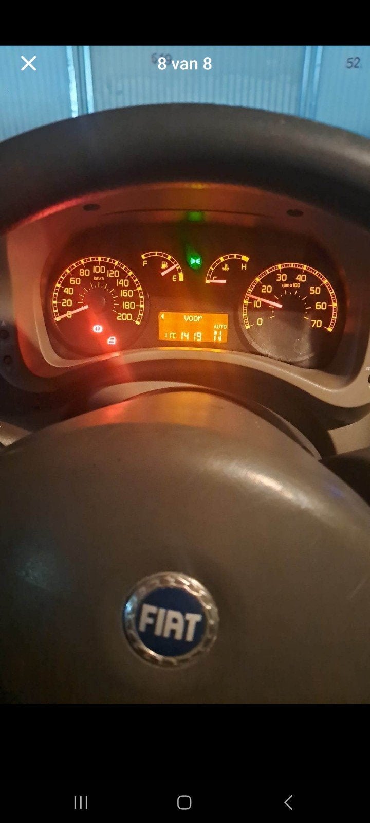 Fiat panda automaat benzene met keuring, Autos, Rouge, Achat, 5 portes, Particulier