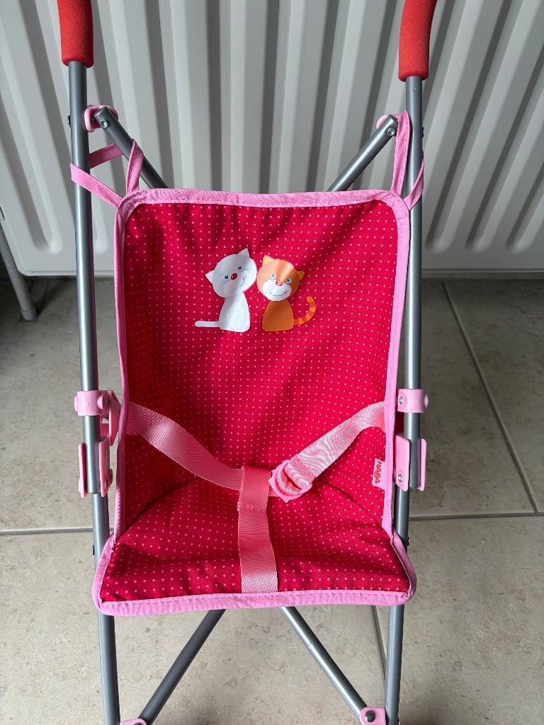 Poppenwagen van HABA, Kinderen en Baby's, Ophalen, Zo goed als nieuw, Babypop