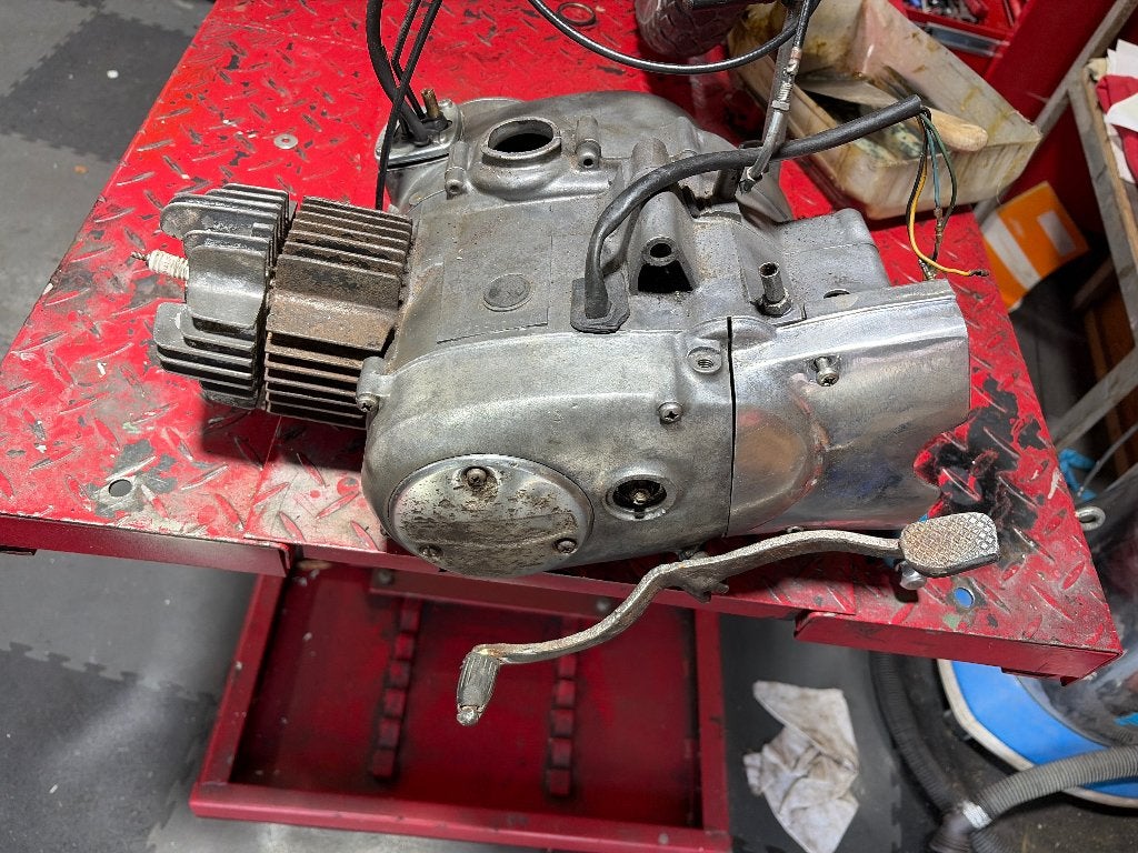 Suzuki ac 50 motorblok, Fietsen en Brommers, Brommeronderdelen | Oldtimers, Ophalen, Gebruikt
