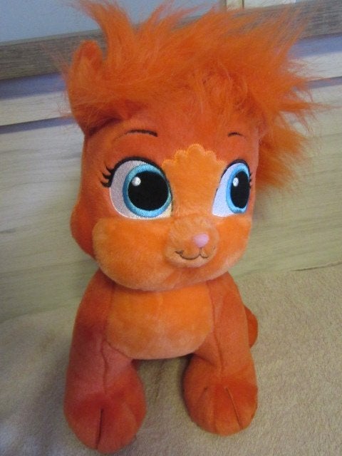 Treasure - Build a Bear - Oranje kat - pluche - Disney, Verzamelen, Ophalen of Verzenden, Zo goed als nieuw, Stoffen beer, Overige merken