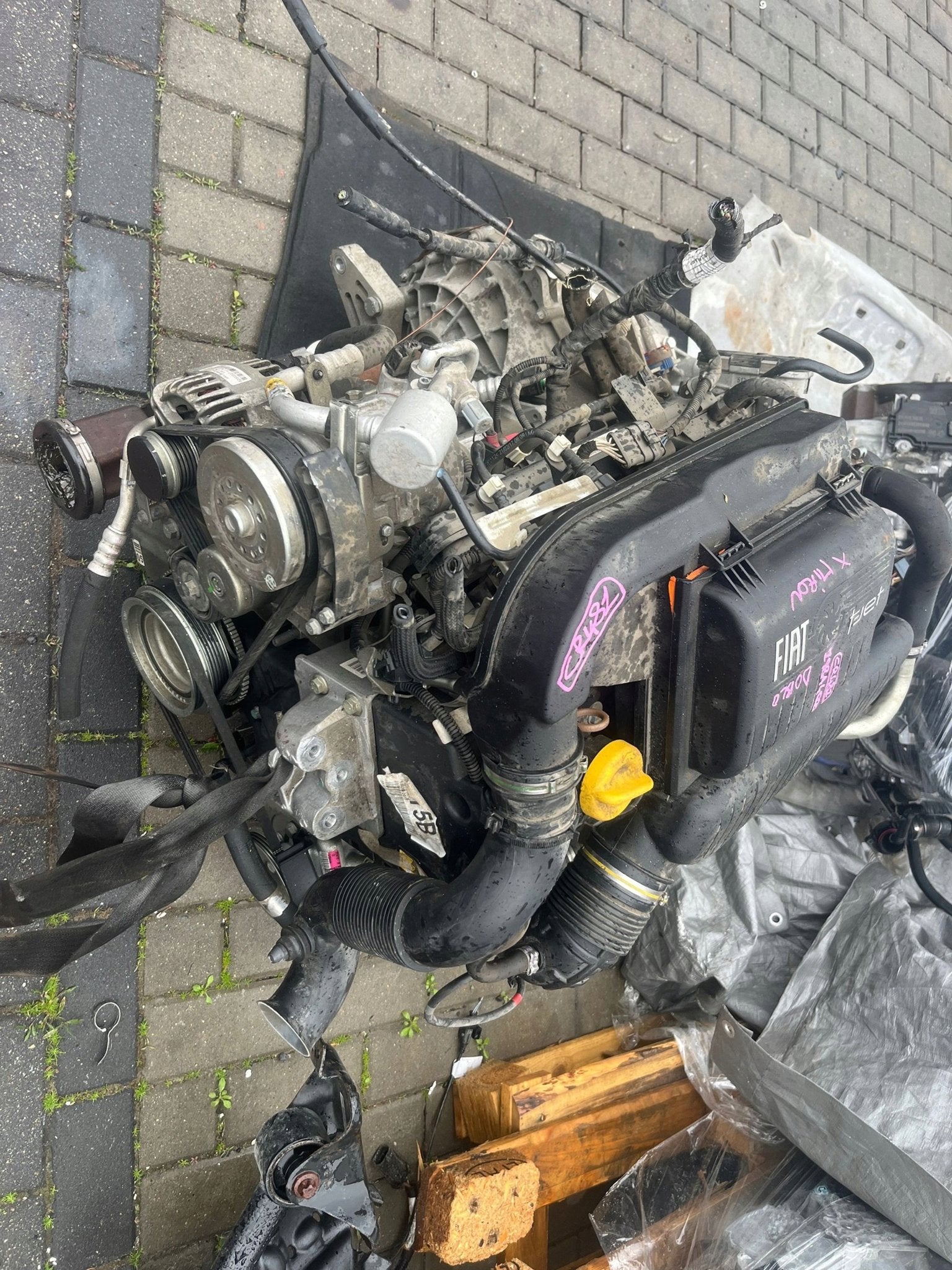 Moteur 198A4000 Complet FIAT DOBLO, Envoi, Utilisé, Daihatsu
