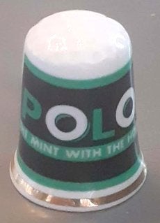 dés a coudre publicitaire polo bonbon nestlé (11), Collections, Dés à coudre, Enlèvement ou Envoi, Comme neuf, Porcelaine