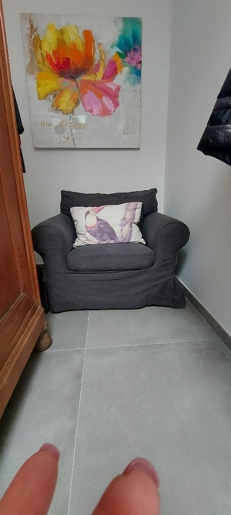 Fauteuil ikea, Maison & Meubles, Enlèvement, Utilisé, Tissus