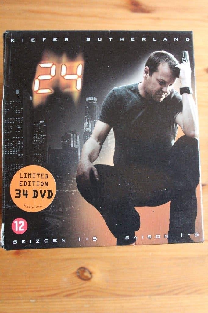 24   seizoen 1-2-3-4-5-7-8              knappe politieserie, Cd's en Dvd's, Dvd's | Tv en Series, Vanaf 16 jaar, Seizoen 1, Ophalen of Verzenden