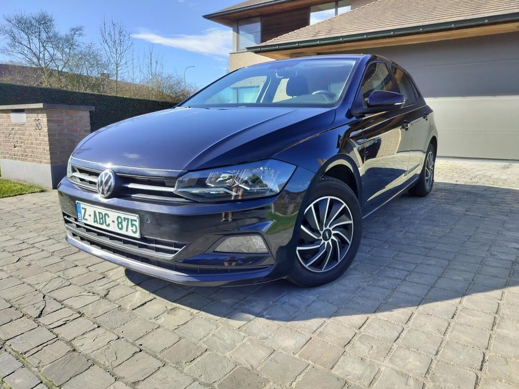 VW POLO 2019 MET 52000KM! CARPLAY EDITIE, Auto's, Volkswagen, Zwart, Handgeschakeld, 5 deurs, Particulier