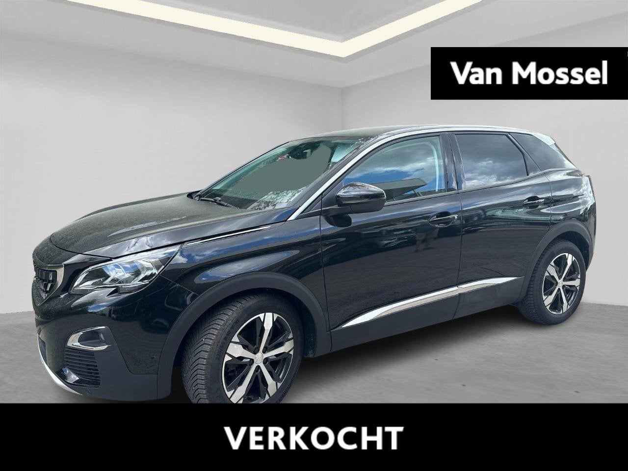 Peugeot 3008 1.2 PureTech 96kW S&S Allure Verwacht !, Voorwielaandrijving, Dealer onderhouden, Gebruikt, Zwart