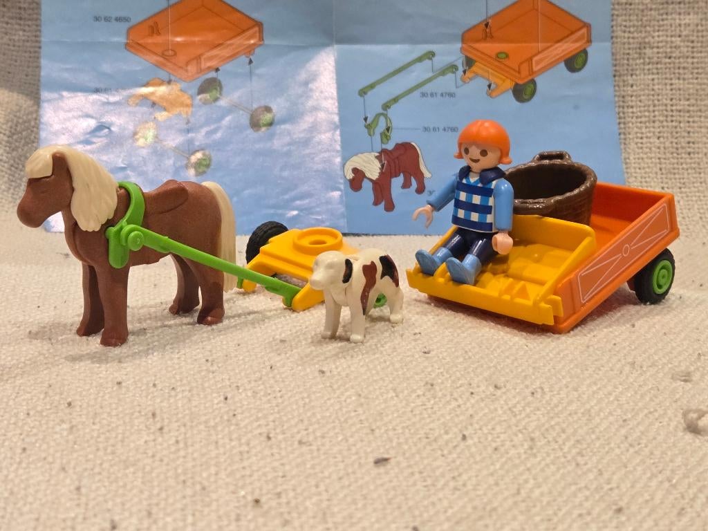 Playmobil Pony koets (3118), Enlèvement ou Envoi, Utilisé, Playmobil en vrac