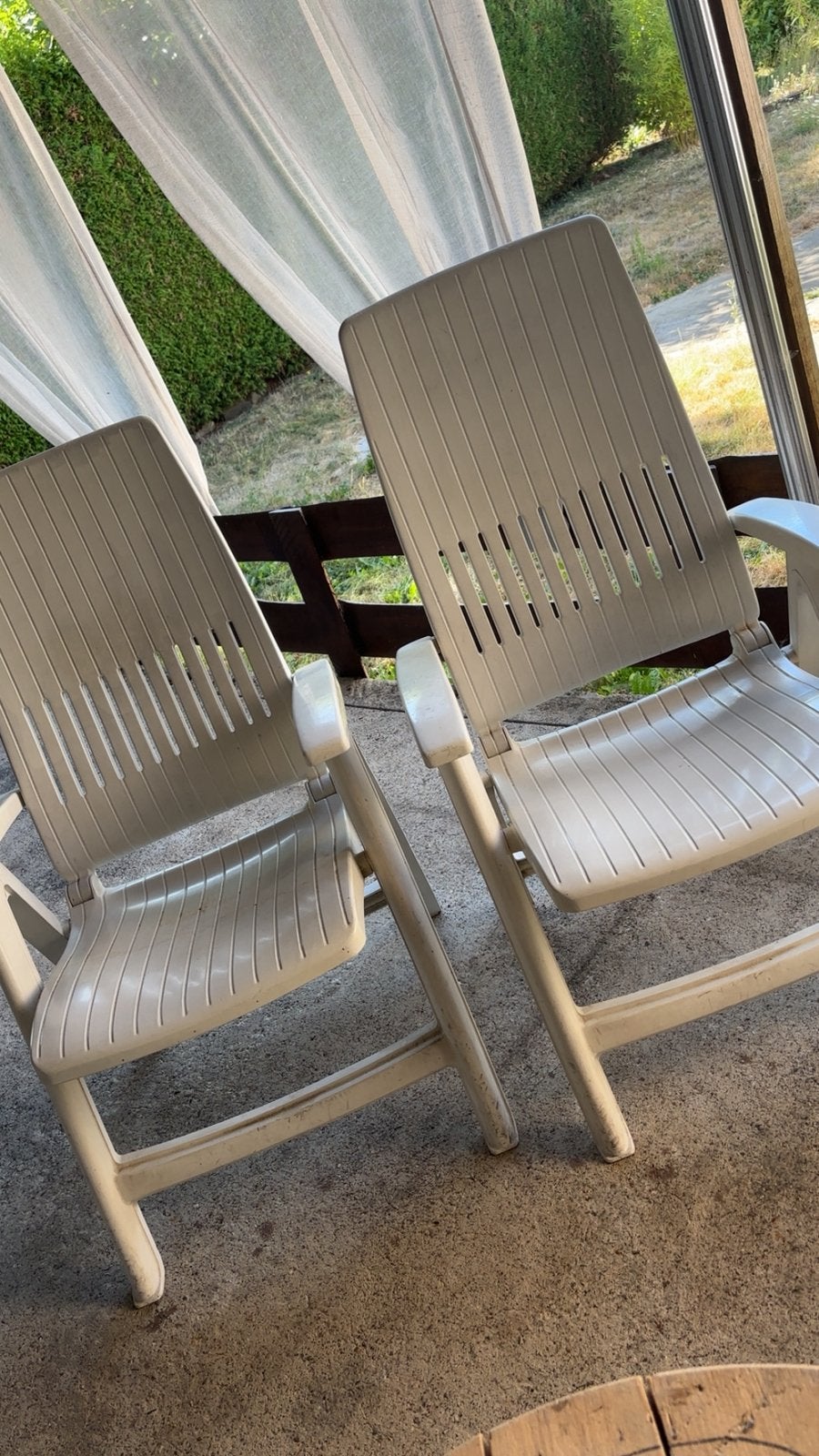 Chaise de jardin pliante, Enlèvement, Comme neuf