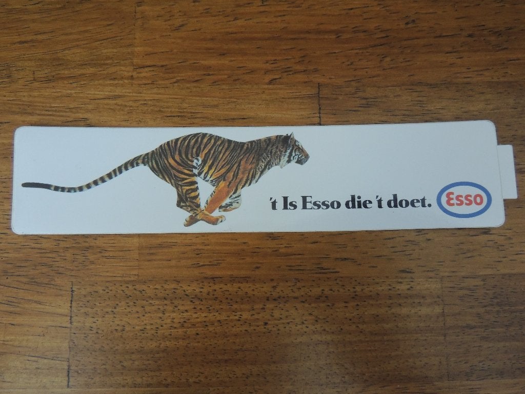 esso tijger sticker, Verzamelen, Ophalen of Verzenden, Zo goed als nieuw