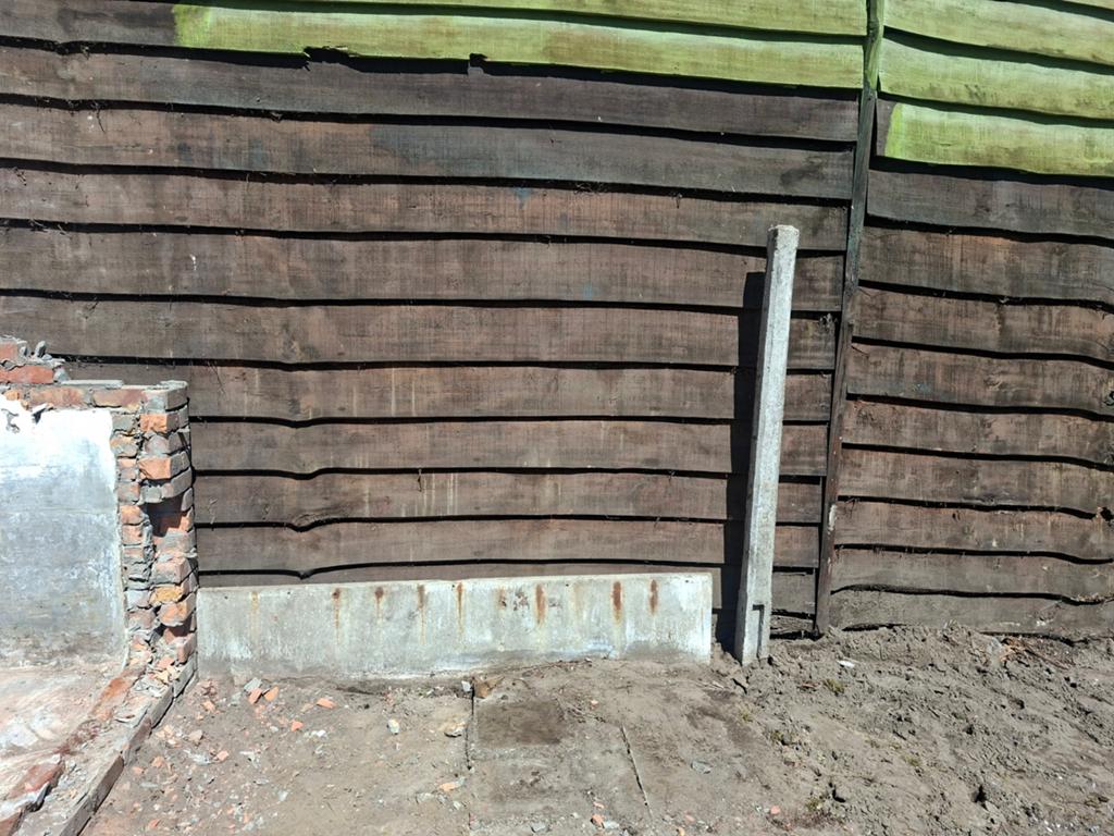Betonnen paal en plaat, Tuin en Terras, Ophalen