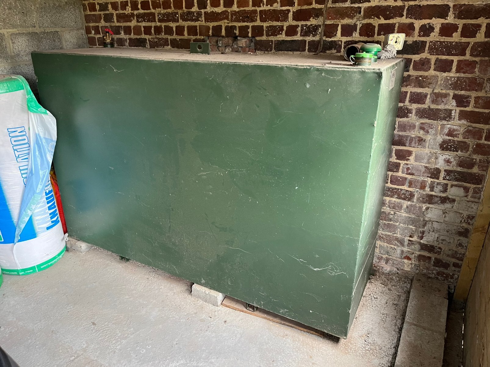 Stookolietank + mazout (400liter), Ophalen, Gebruikt