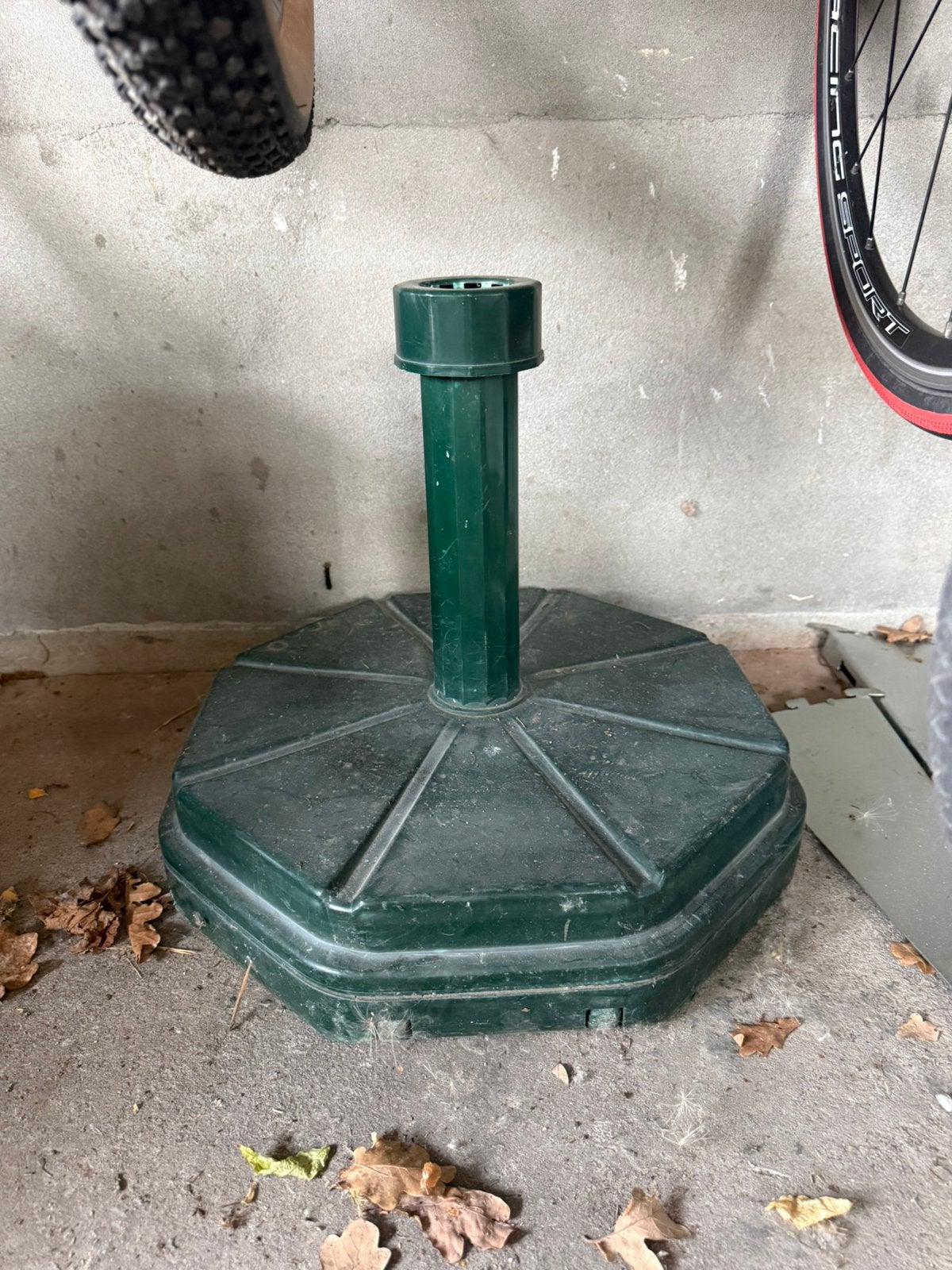 Parasolvoet gratis, Tuin en Terras, Ophalen, Gebruikt, Minder dan 1 meter, Parasolvoet
