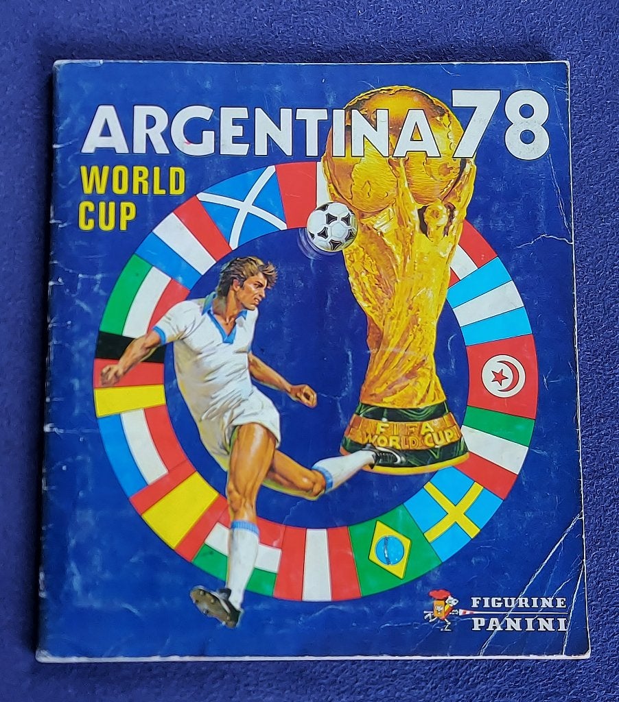 Panini sticker album voetbal ' WK Argentina 78 ' -volledig-, Ophalen of Verzenden, Gebruikt, Meerdere stickers