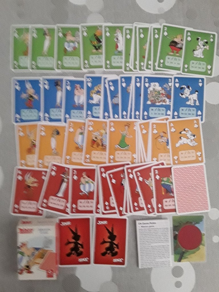 Speelkaarten Asterix, Verzamelen, Ophalen of Verzenden, Zo goed als nieuw, Speelkaart(en)