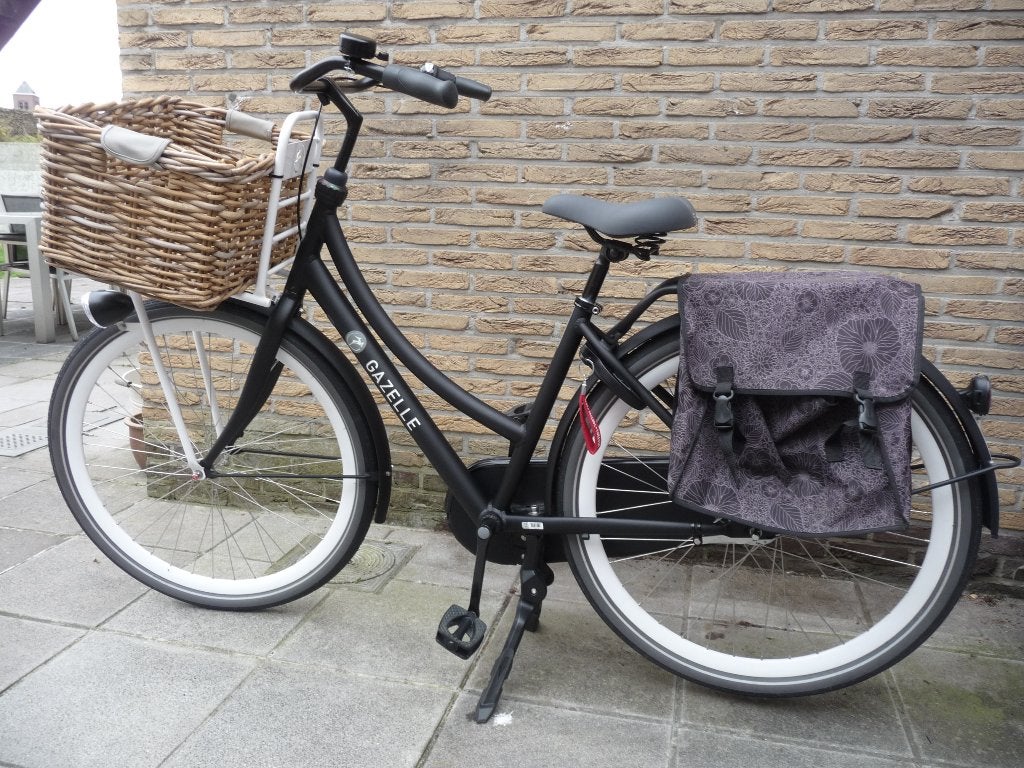 Gazelle Puur NL Transportfiets Black Mat Terugtraprem, Fietsen en Brommers, Ophalen, Terugtraprem, 47 tot 50 cm, Versnellingen