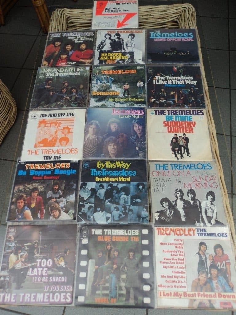 Tremeloes: lot van 16 singles voor 10 euro!, Cd's en Dvd's, Vinyl Singles, Gebruikt, 7 inch, Ophalen of Verzenden, Fotohoes
