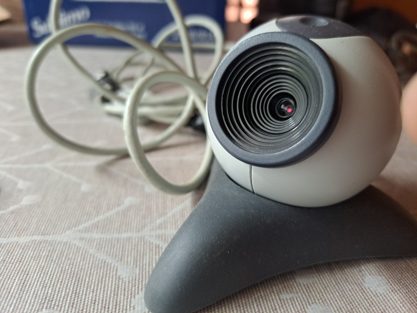 Logitech Quickcam, Computers en Software, Webcams, Gebruikt, Logitech, Ophalen of Verzenden, Windows