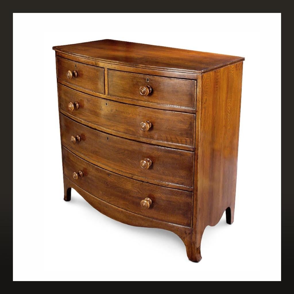 COMMODE LADEKAST DRESSOIR EICHHOLTZ BOWFRONT flamant, Ophalen, Zo goed als nieuw