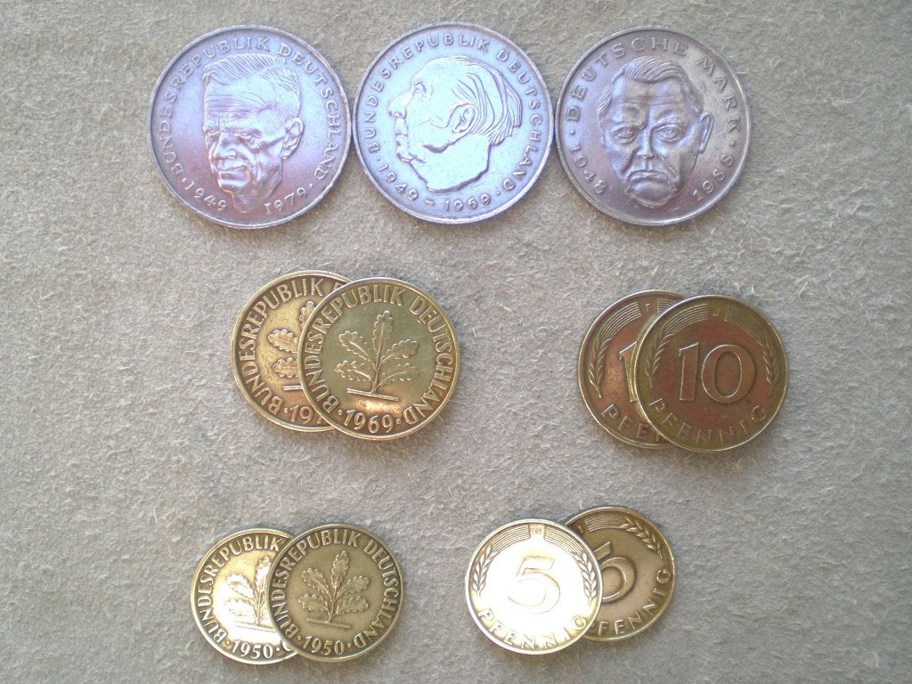 numismatische muntenverzameling + verschillende materialen, Ophalen of Verzenden, Overig, Losse munt