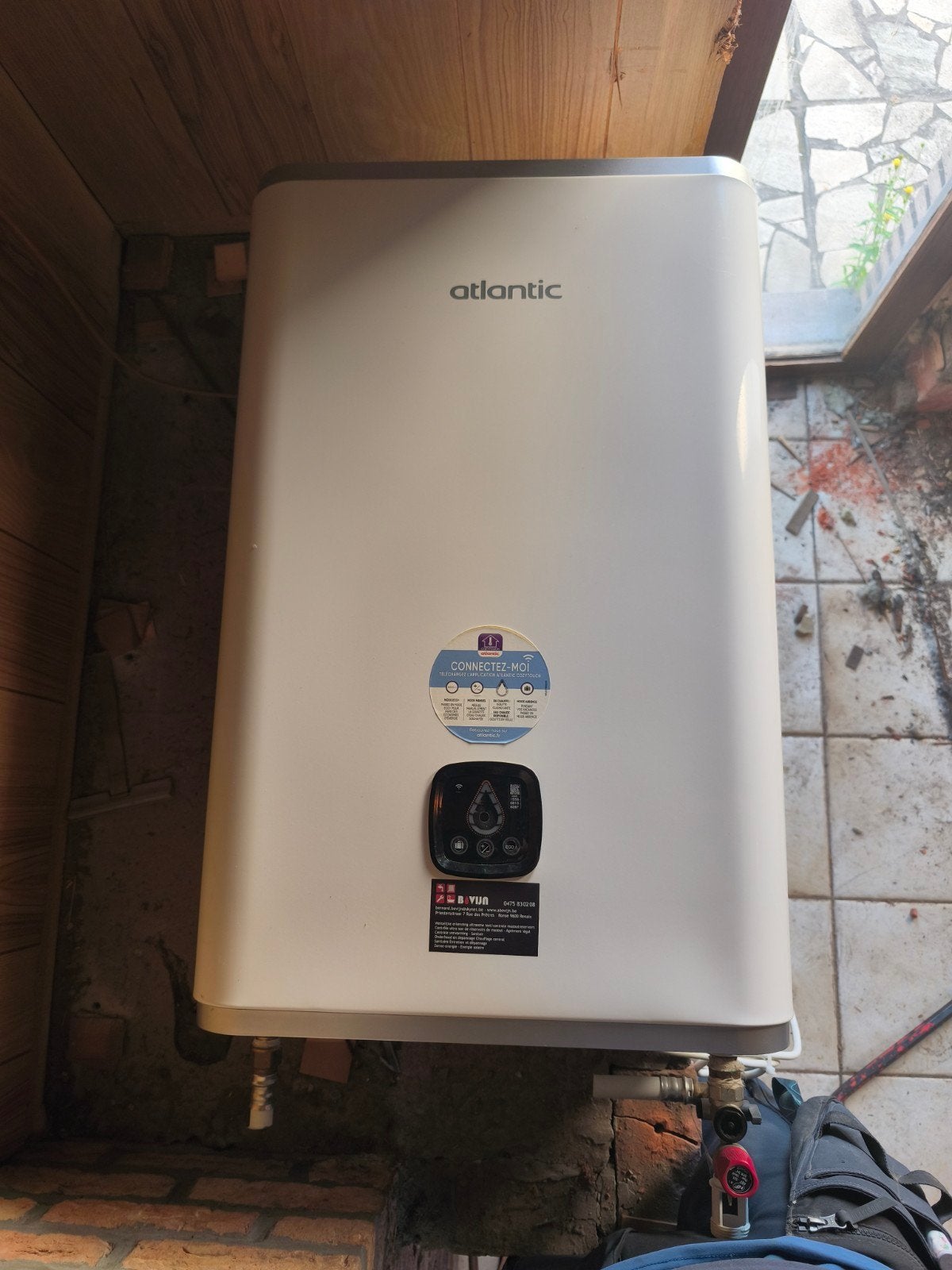Elektrische Boiler 40L Atlantic Lineo Connected, Ophalen, Boiler