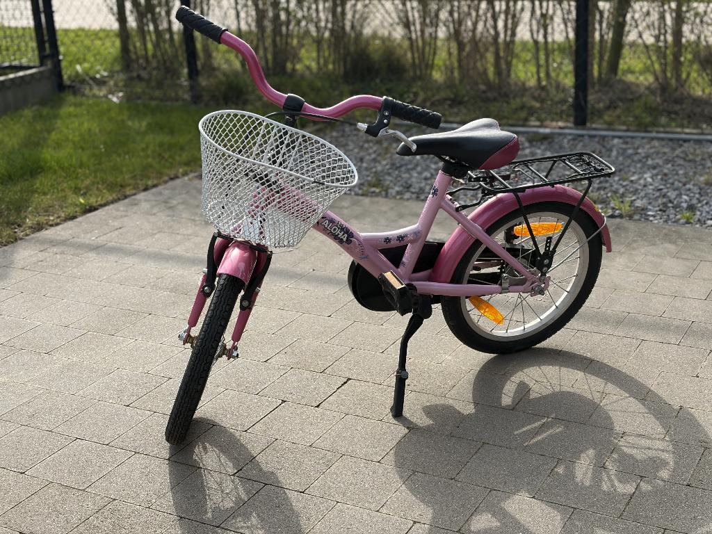 meisjesfiets 16inch, Fietsen en Brommers, Ophalen, Gebruikt, Handrem, 16 inch