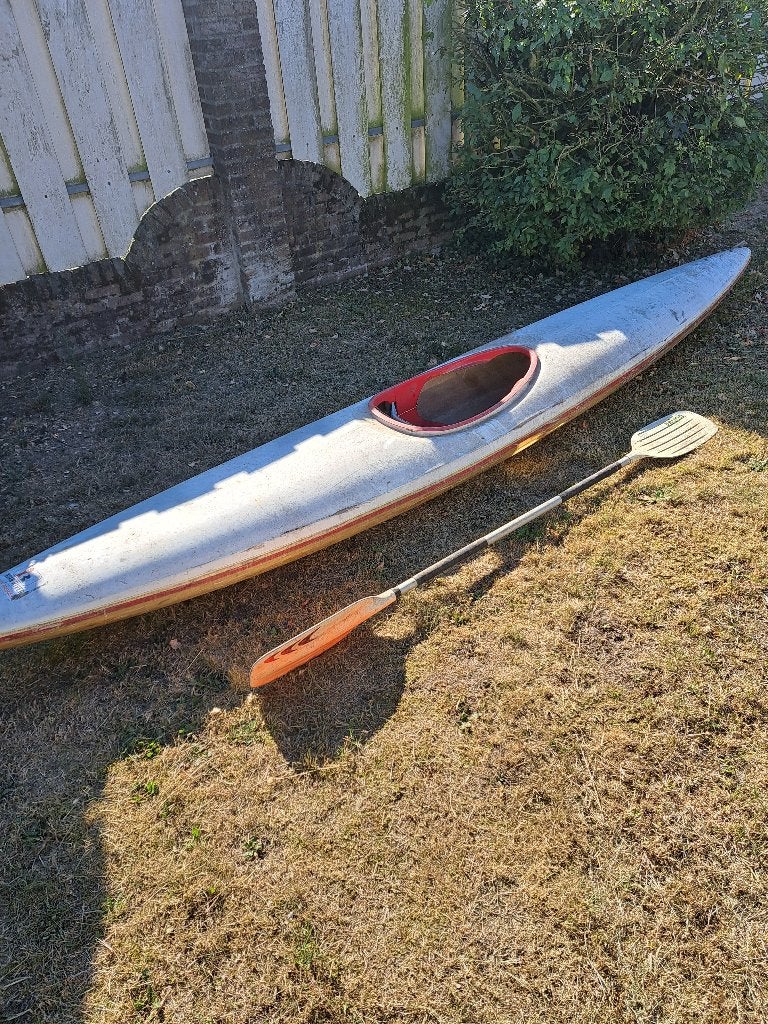 kano + peddels, Watersport en Boten, Kano's, Ophalen, Gebruikt, Met peddels