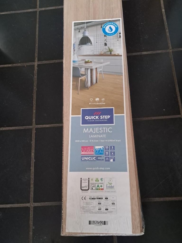 Quick Step laminaat 1 pak 2.95m2, Doe-het-zelf en Bouw, Ophalen, Overige materialen, Nieuw, Minder dan 5 m²