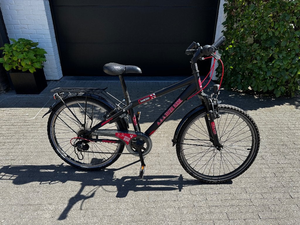 Stoere jongensfiets (6-12 jaar), Frein sur jante, 20 pouces, Enlèvement, BikeFun Kids (BFK)
